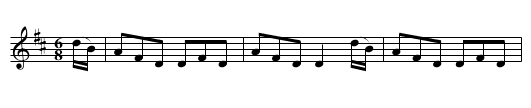 FRAZER'S DELIGHT - staff notation