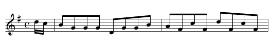 Frazer's Frolic - staff notation