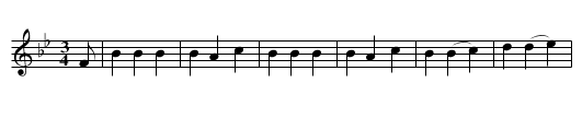 Freeman’s Waltz - staff notation