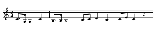 FREI UND UNERSCHUETTERLICH (GAUDEAMUS IGITUR) - staff notation