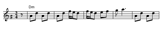 Freilach - Ear Band #3 - staff notation