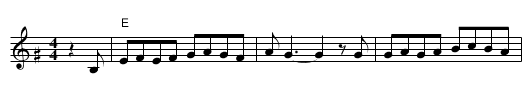 Freilach SB6 - staff notation