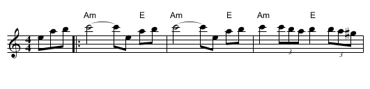 Freilach: The Silver Wedding #1 [Am] - staff notation