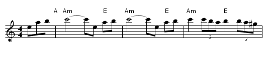 Freilach: The Silver Wedding #1 [Am] - staff notation