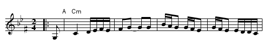 Freilechs von der Chuppe - staff notation