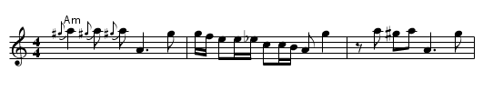Freitog nokh'n tsimes - staff notation