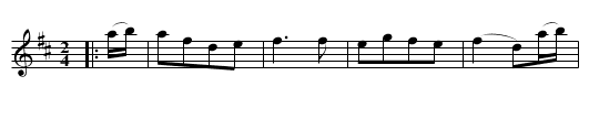 FRENCH AIR - staff notation