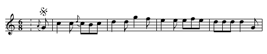 French Dance (M.S. key) - staff notation