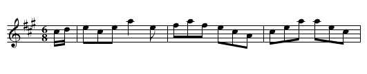 French Fancy Dance - staff notation