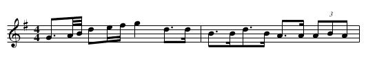 French Fours [5] - staff notation