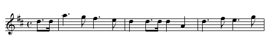 French Marine's March - staff notation