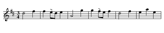 French Minuet. BC.08, A - staff notation