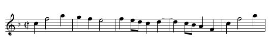 French Morris. PFD3.195, The - staff notation