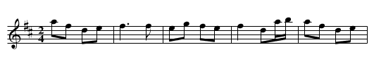 French Polka - staff notation