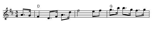 French-Canadian Waltz - staff notation