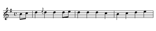 French'es Favorite - staff notation