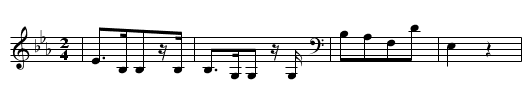 FREUDVOLL UND LEIDVOLL - staff notation