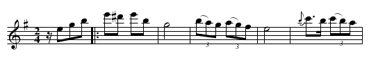 Freylachs - staff notation