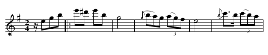 Freylachs - staff notation