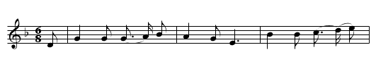 Friar in the Well, The  - staff notation