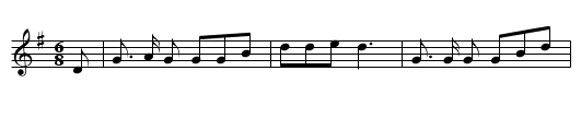 Friar in the Well, The  - staff notation
