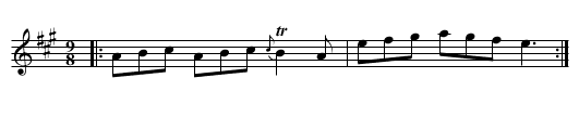 Frible - staff notation