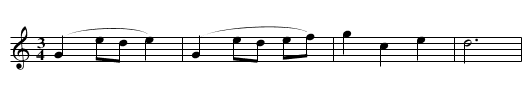 Friedrich - staff notation