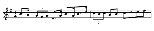 Friendly Visit (hornpipe), The  - staff notation