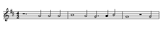 Frisch auf, ihr Landsknecht alle! - staff notation