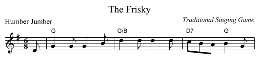 Frisky, The  - staff notation