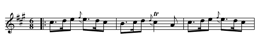 Frisky - staff notation