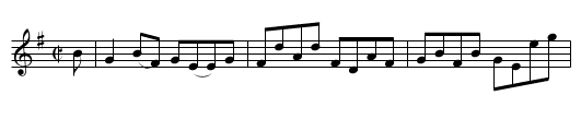 Frith of Cromortie, The - staff notation
