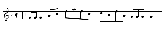 Frolicksome Lasses, the  - staff notation
