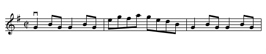 From Night Till Morn -- Reel - staff notation