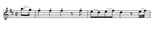 From night 'till Morn - staff notation