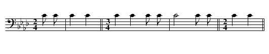 From Whence the Winds Blow - staff notation