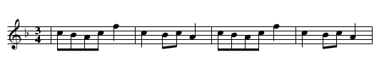 FRUH FRUH DES MORGENS FRUH - staff notation