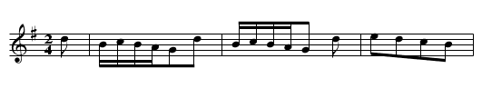 FUCHS BEISS MICH NICHT - staff notation