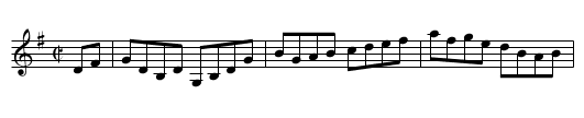 Full of the Bag, The - staff notation