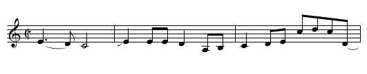 Fullerton - staff notation