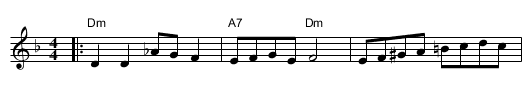 Fun Tashlikh - staff notation