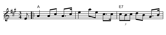 Funesdalingen - staff notation