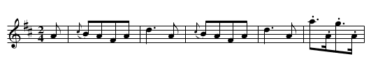 Furioso Gallop - staff notation
