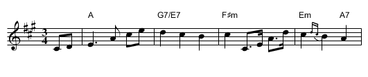 Furrows End, The - staff notation