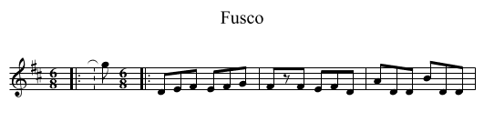Fusco - staff notation