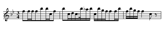 Fuyuan diao - staff notation