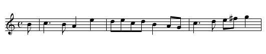 Fy gar Rub her o'er wi' Straw. - staff notation