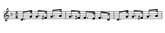 Fyrspannian - staff notation