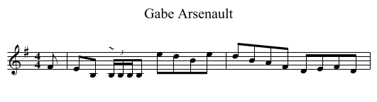 Gabe Arsenault - staff notation