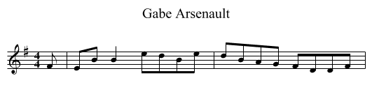 Gabe Arsenault - staff notation